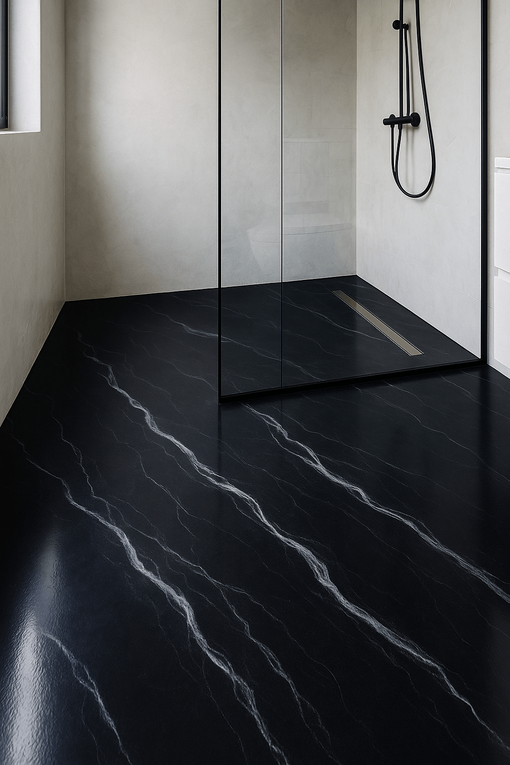 Badkamervloer Epoxy (incl. inloopdouche)